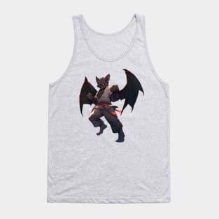 Kawaii Style Karate Master Bat Tank Top